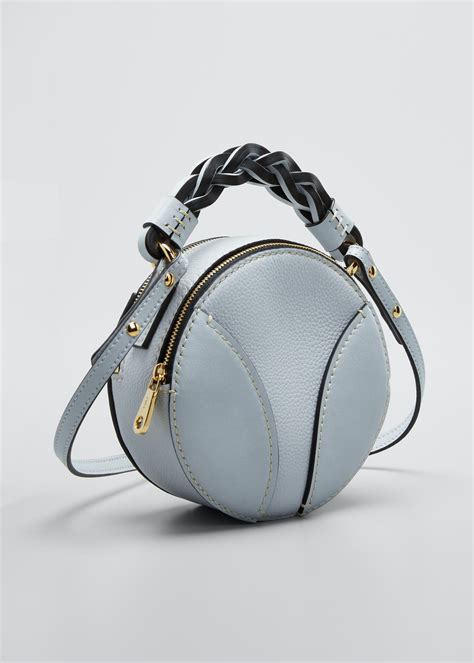 Chloe Daria Mini Round Leather Shoulder Bag 